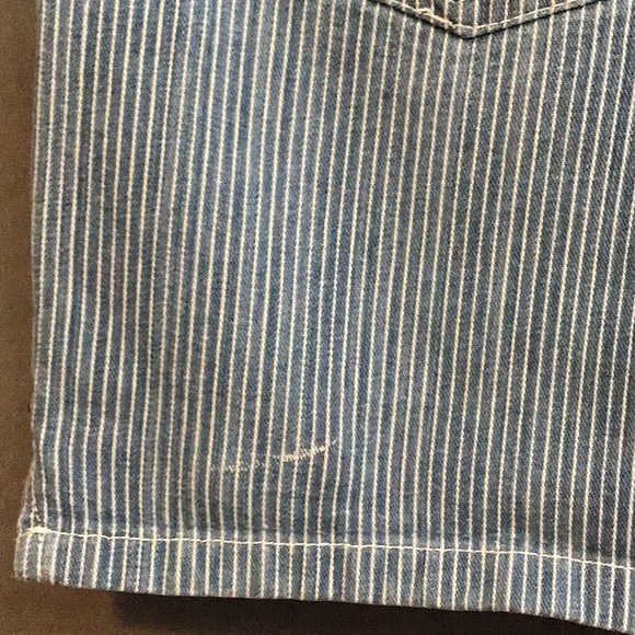 BILL BLASS JEANS,  shorts, sz 10 blue & white - Picture 8 of 8